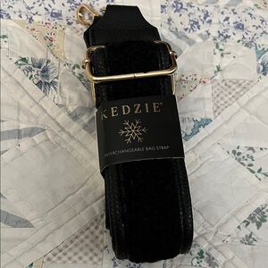 Kedzie Black Interchangeable Bag Strap